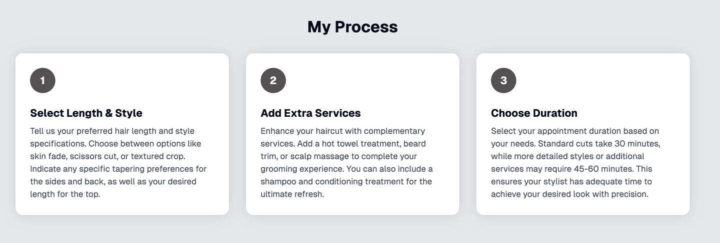 service process block