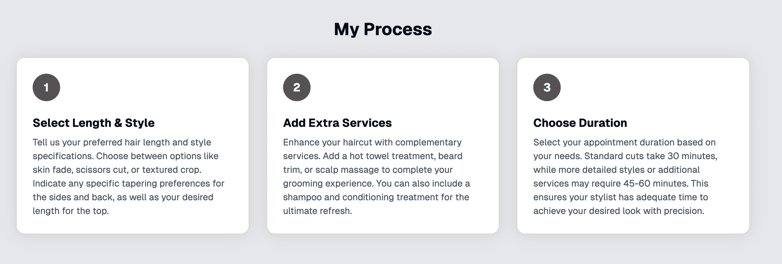service process block